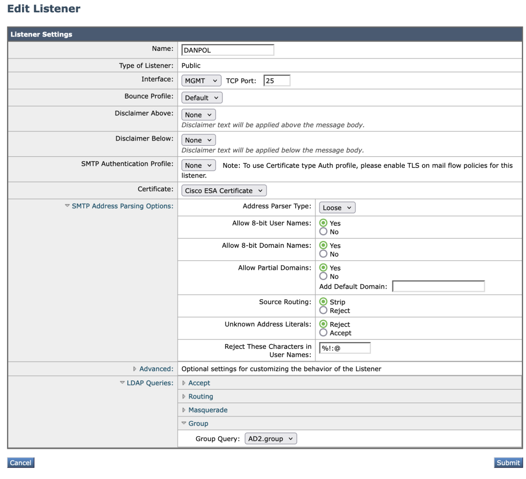 ESA ldap query2